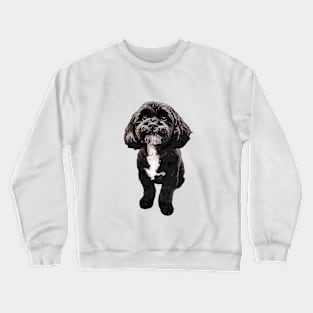 Shih Tzu Black Cute Puppy Dog Crewneck Sweatshirt